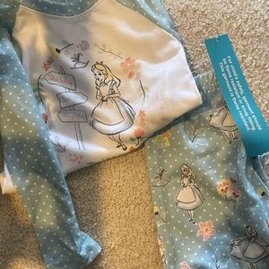 Disney alice in wonderland lightweight long sleeve pajamas with long pants